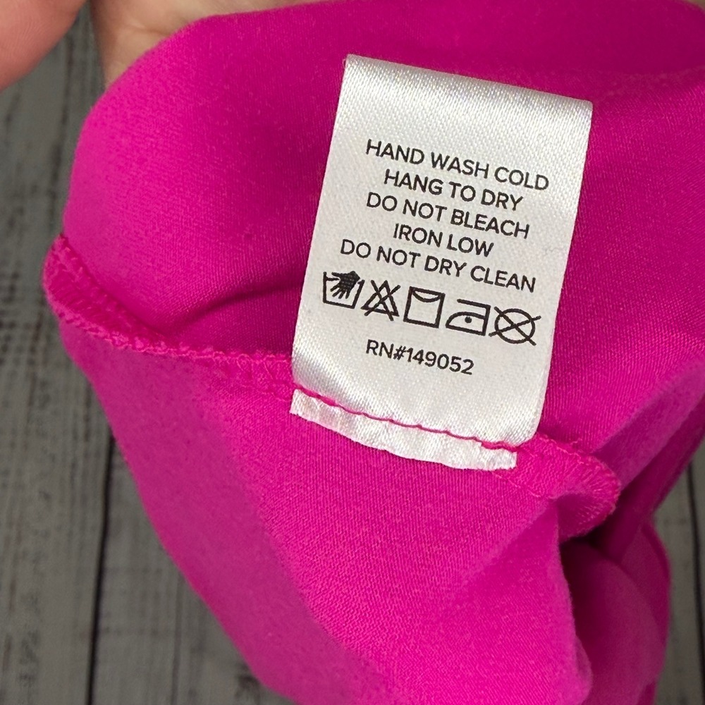 Fashion Nova Hot Pink Leggings Pants Women's 1X Polyester Spandex - Picture 4 of 4